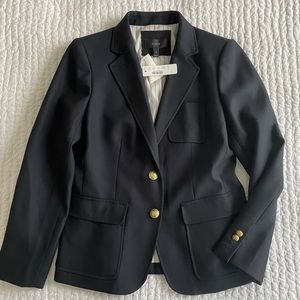 NWT J. Crew Rhodes Wool Blazer - Navy
